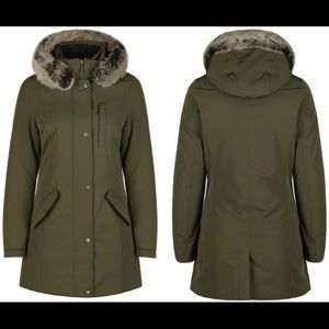 ISO Barbour Epler Parka - Olive Green